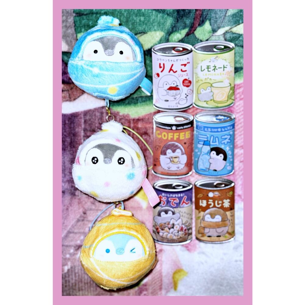 Japan Koupen-chan Mini Water Balloon Mascot Toy Plush Charm Can Badge Lot